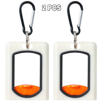 2pcs Square Cable Tie Organizer Fluorescent Portable Holder for Wire Management