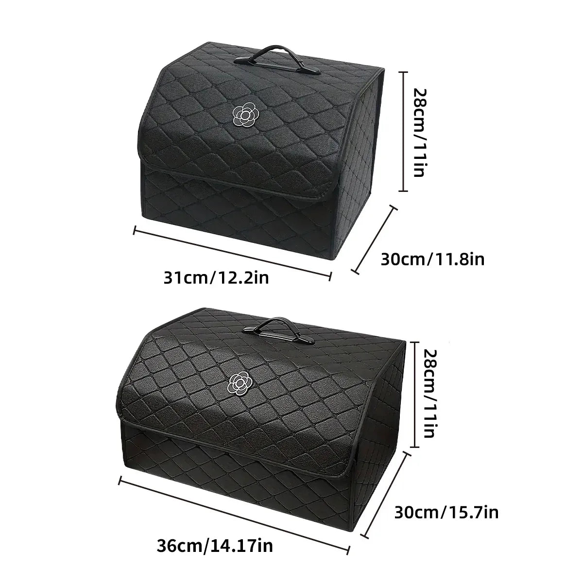 Multifunctional Car Boot Organiser Storage Bag for Easy Vehicle Organization - Small