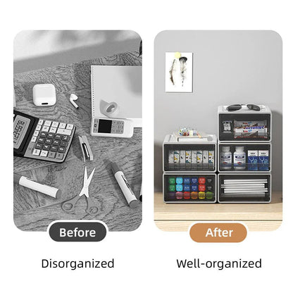 Desktop Stationery Organizer Storage Box for Office Supplies Desk Organization