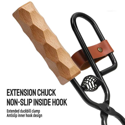 Barbecue Tongs Outdoor Camping Charcoal Fire Grill Tool for Cooking Picnic BBQ