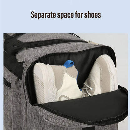 Large Capacity Waterproof Travel Luggage Bag Lightweight Foldable Handbag - Mini-Grey
