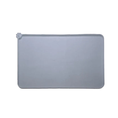 Silicone Pet Mat Spill-Proof Easy to Clean Mat for Pets Dog Food Placemat - 48x30cm