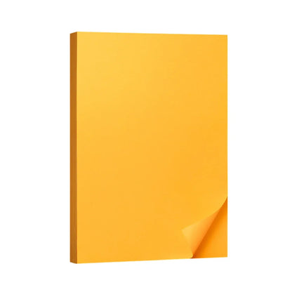 A4 80gsm Coloured Paper Multi Color Pack Printer Paper for Craft School Use - Orange