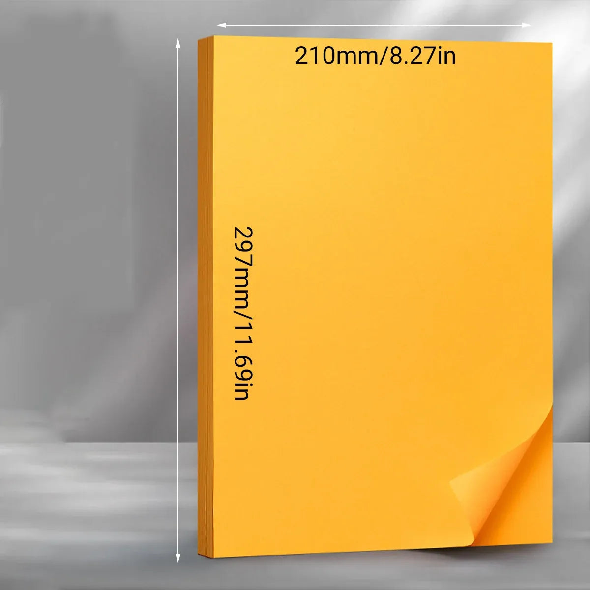 A4 80gsm Coloured Paper Multi Color Pack Printer Paper for Craft School Use - Orange