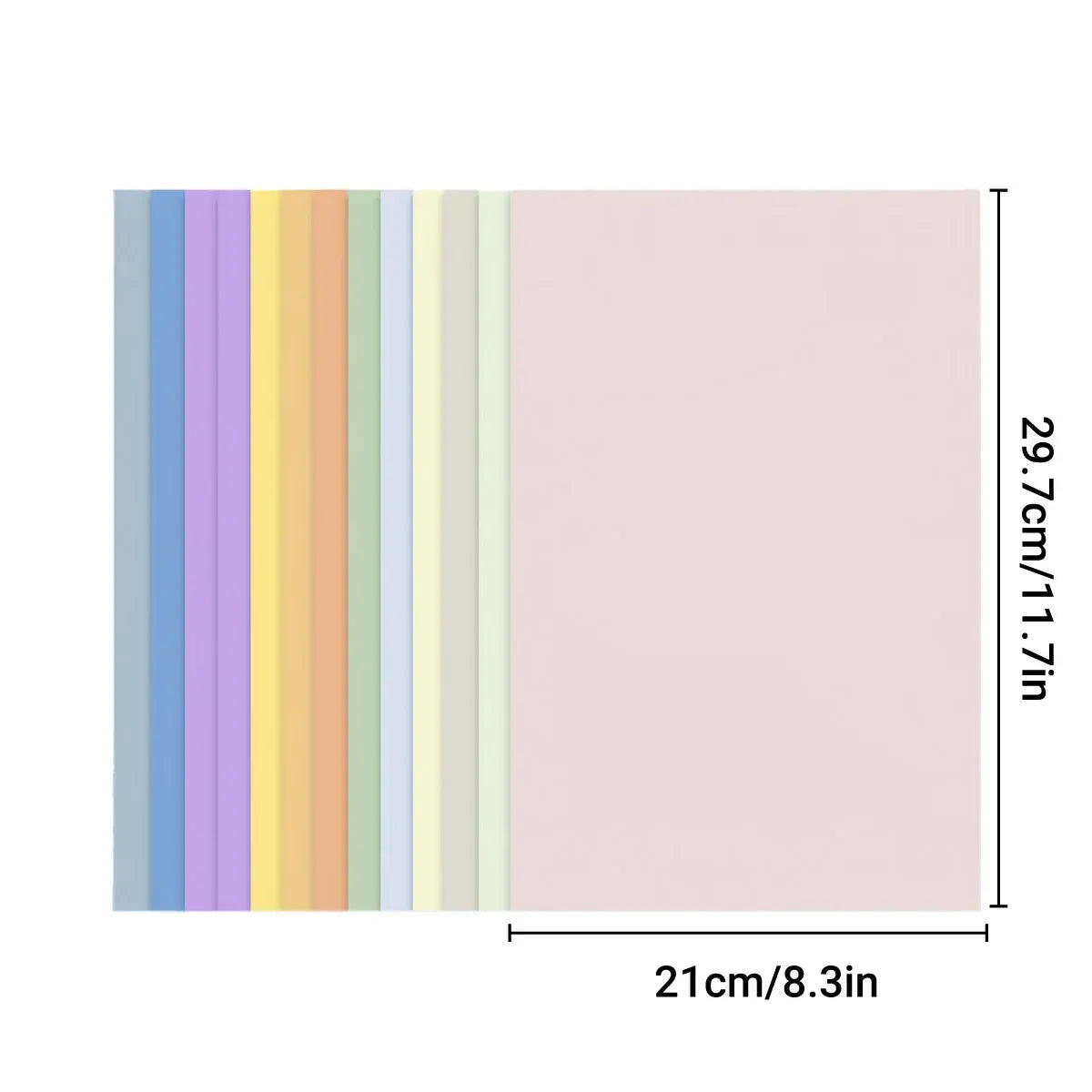 90 Sheets Coloured Cardboard 15 Colours A4 for Kids Craft Handmade
