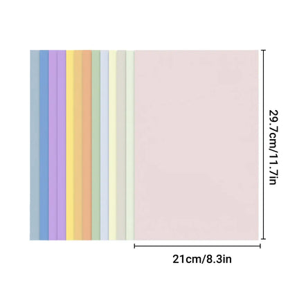 90 Sheets Coloured Cardboard 15 Colours A4 for Kids Craft Handmade