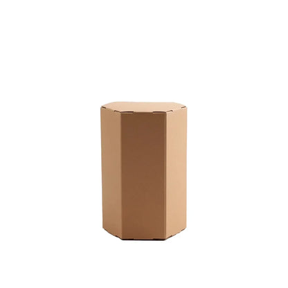 20PCS Kraft Paper Gift Box Hexagon for Party Wedding Candy Packaging