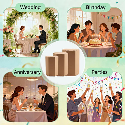 20PCS Kraft Paper Gift Box Hexagon for Party Wedding Candy Packaging
