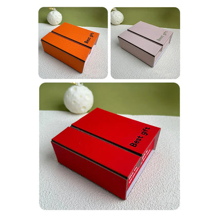 10PCS Folding Gift Boxes 2-Piece Design for Wedding Party Favors Candy Packaging - Purple