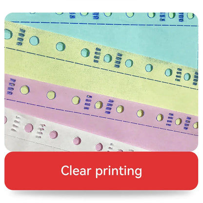 NCR Carbonless Computer Paper Clear Printing Pure Wood Pulp