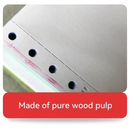 NCR Carbonless Computer Paper Clear Printing Pure Wood Pulp