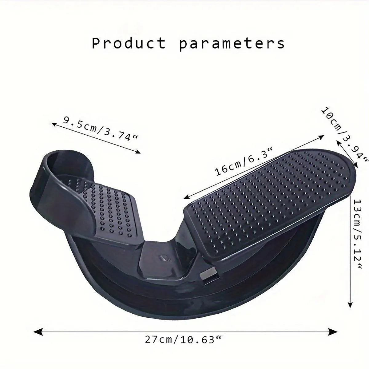 2PCS Tendon Plate Calf Stretcher Fitness Oblique Pedal Ankle Achilles Exercise - Pink