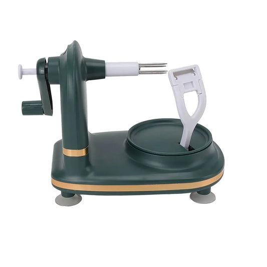 Hand Cranked Fruit Peeling Machine for Home Kitchen Apple Potato Peeling Tool - Dark Green