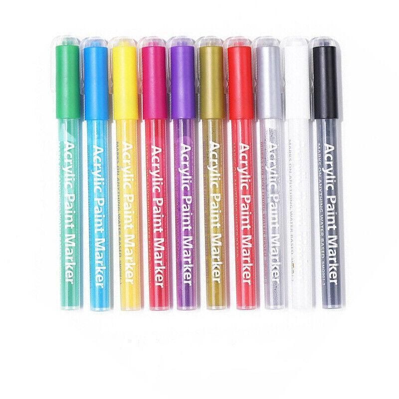 Marker pens are suitable for detailed drawing, writing and marking - 10 Colours