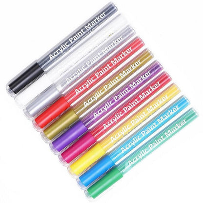 Marker pens are suitable for detailed drawing, writing and marking - Purple