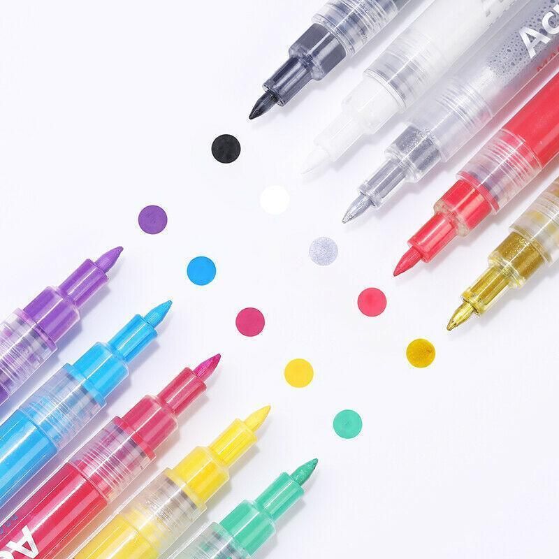Marker pens are suitable for detailed drawing, writing and marking - Purple