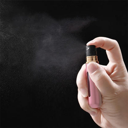 Portable Perfume Atomizer Spray Bottle 8ml Refillable Scent Pump for Travel Use - Green