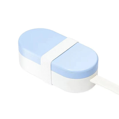 Pet Travel Water Food Cup for Dog Walking Leakproof Portable Lightweight Outdoor - Blue