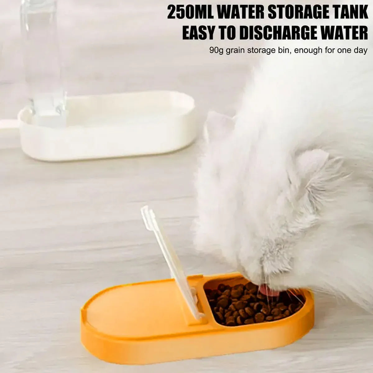 Pet Travel Water Food Cup for Dog Walking Leakproof Portable Lightweight Outdoor - Blue
