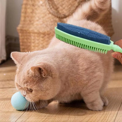 Pet Hair Removal Brush Multi-functional Cleaning Brush For Dog Cat Dust Removal - Green
