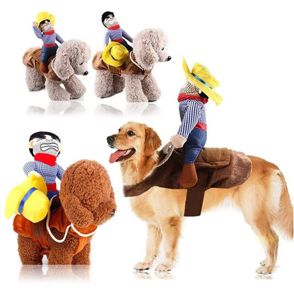 Halloween Dog Costume Pet Accessories Funny Dress Up for Small Medium Dogs - New Pirate-S