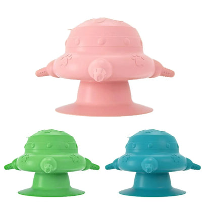 Silicone Pet Feeding Device Anti-choking Bionic Breast-feeding Water Feeder - Green