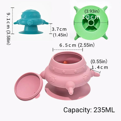 Silicone Pet Feeding Device Anti-choking Bionic Breast-feeding Water Feeder - Green
