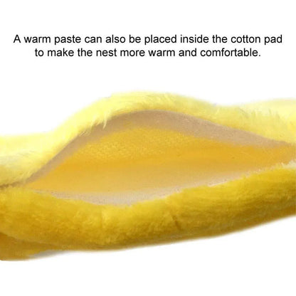 Wear-resistant Pet Bird Nest Cotton Padded Small Animal Bed Cozy Honeypot Design - S