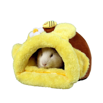 Wear-resistant Pet Bird Nest Cotton Padded Small Animal Bed Cozy Honeypot Design - S
