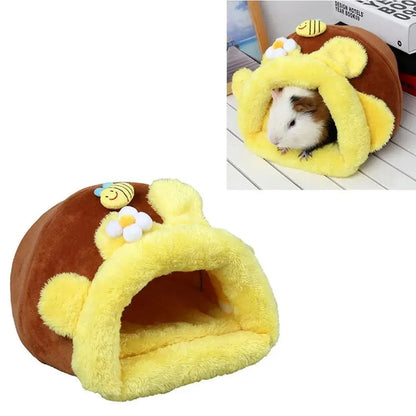 Wear-resistant Pet Bird Nest Cotton Padded Small Animal Bed Cozy Honeypot Design - S