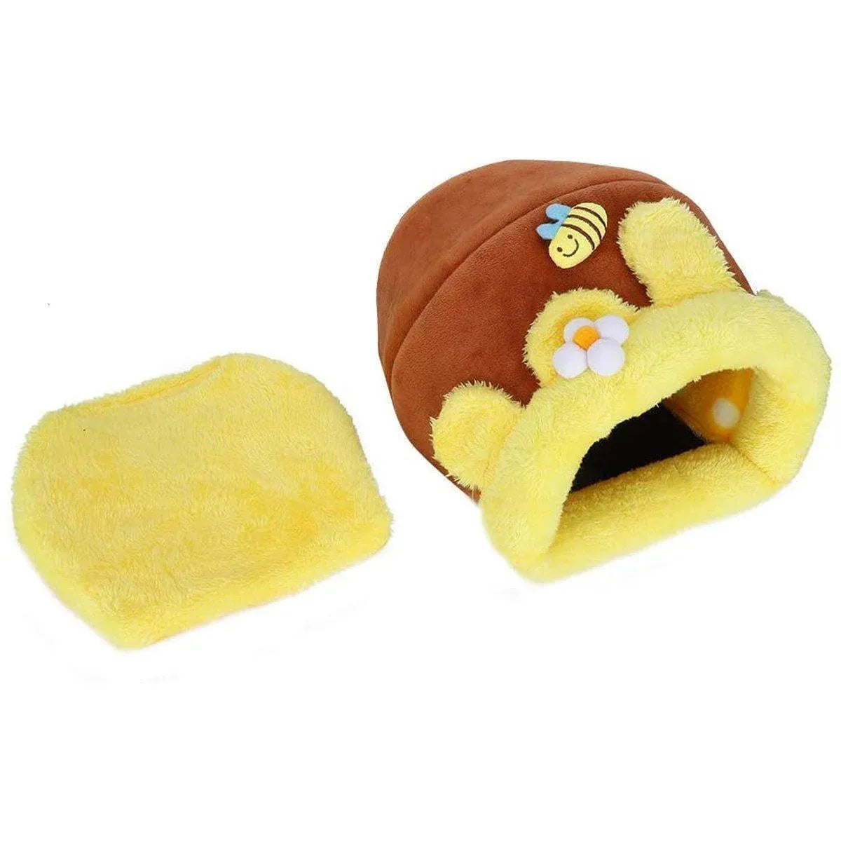 Wear-resistant Pet Bird Nest Cotton Padded Small Animal Bed Cozy Honeypot Design - S