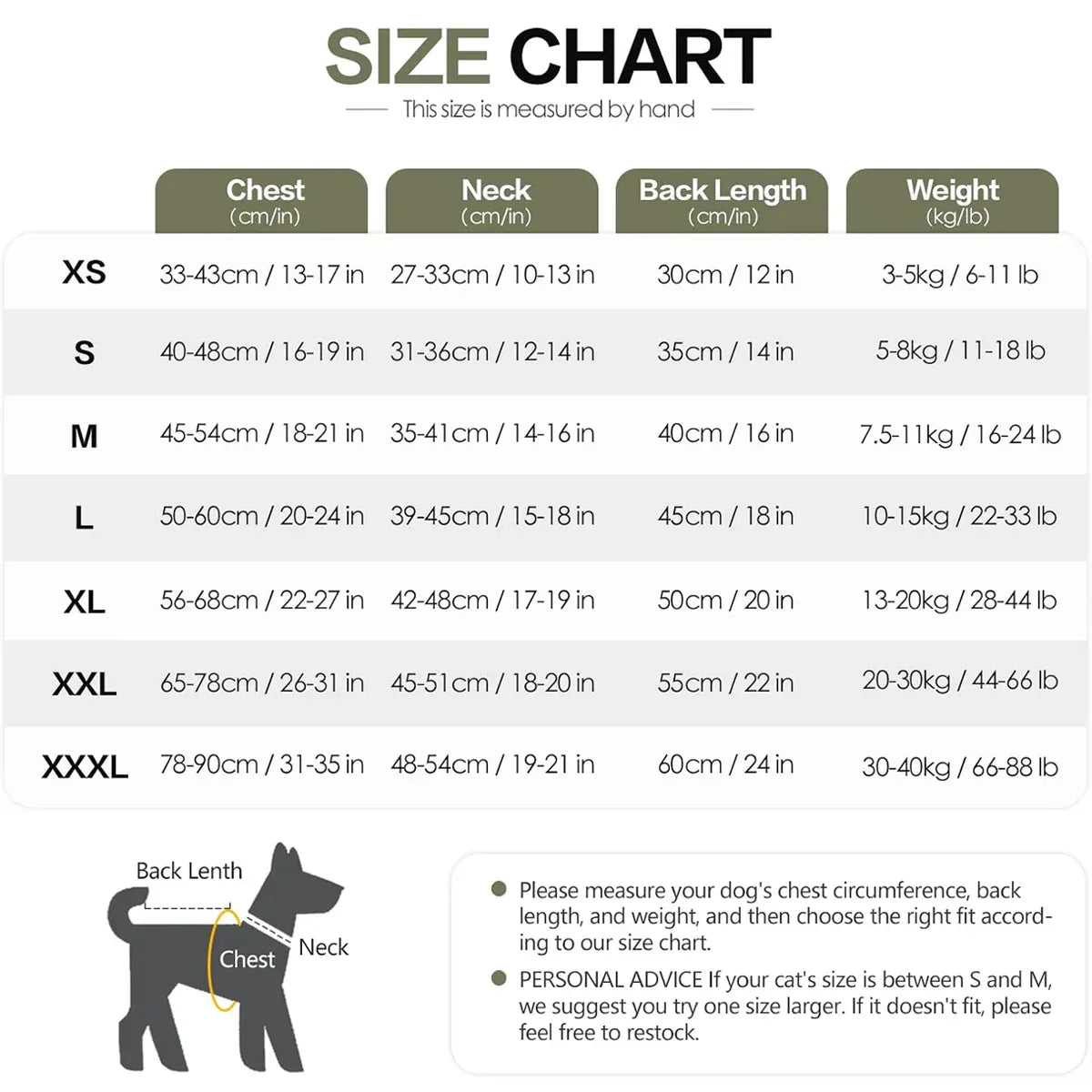 Calming Dog Vest for Stress Relief Travel Thunder Wrap Jacket for Medium Large Dogs - L