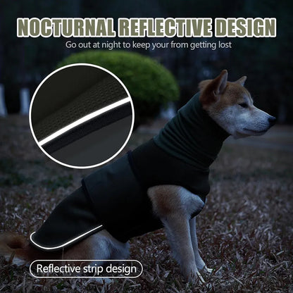 Calming Dog Vest for Stress Relief Travel Thunder Wrap Jacket for Medium Large Dogs - L