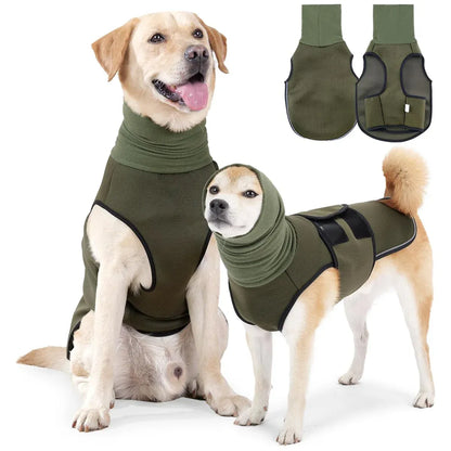 Calming Dog Vest for Stress Relief Travel Thunder Wrap Jacket for Medium Large Dogs - L