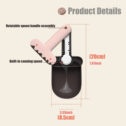 Pet Food Spoon Multifunctional Can Spoon Dog Shovel Ice Cream Cat Spoon Safe - Pink