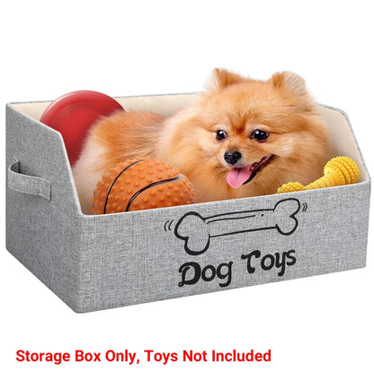 Portable Pet Toy Storage Box Foldable Organizer Snack Bag Pet Accessories Holder - Cat