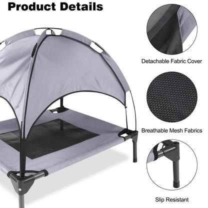 Portable Pet Travel Tent Foldable Dog Cat Camping Shelter Outdoor Summer Nest - M