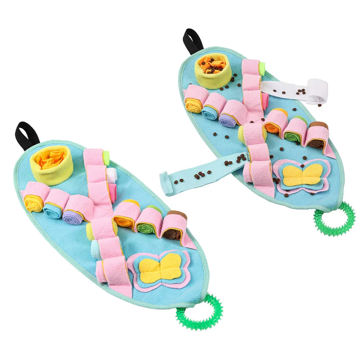 Interactive Dog Snuffle Mat Puzzle Toy Training Pad for Smell and Feeding