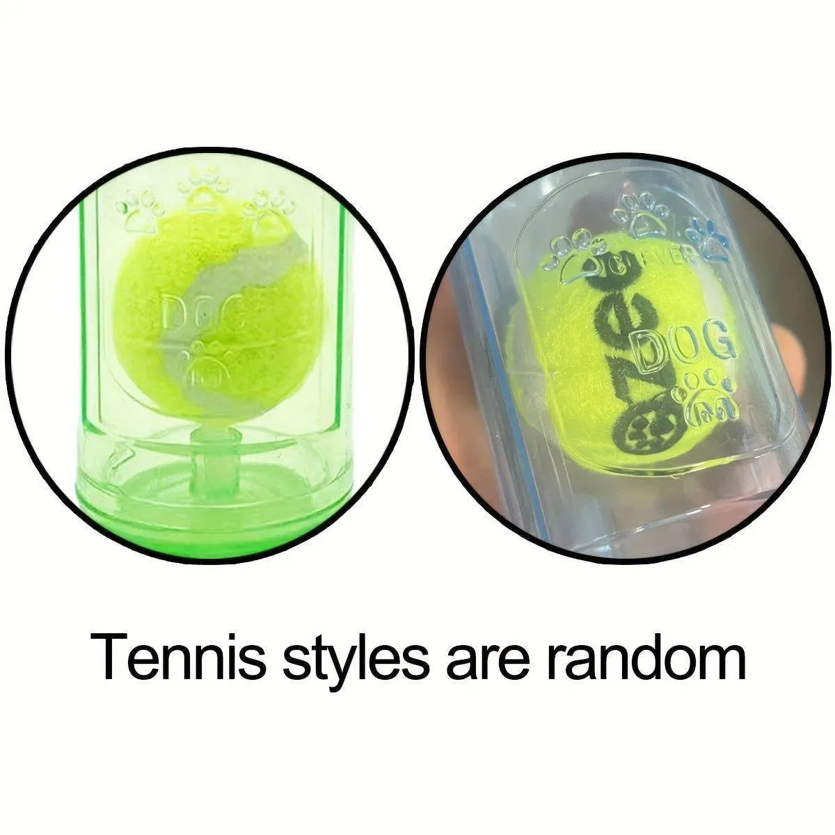 Durable Pet Teething Resistant Tennis Ball Wine Bottle Chew Toy for Dogs Play - Green-L
