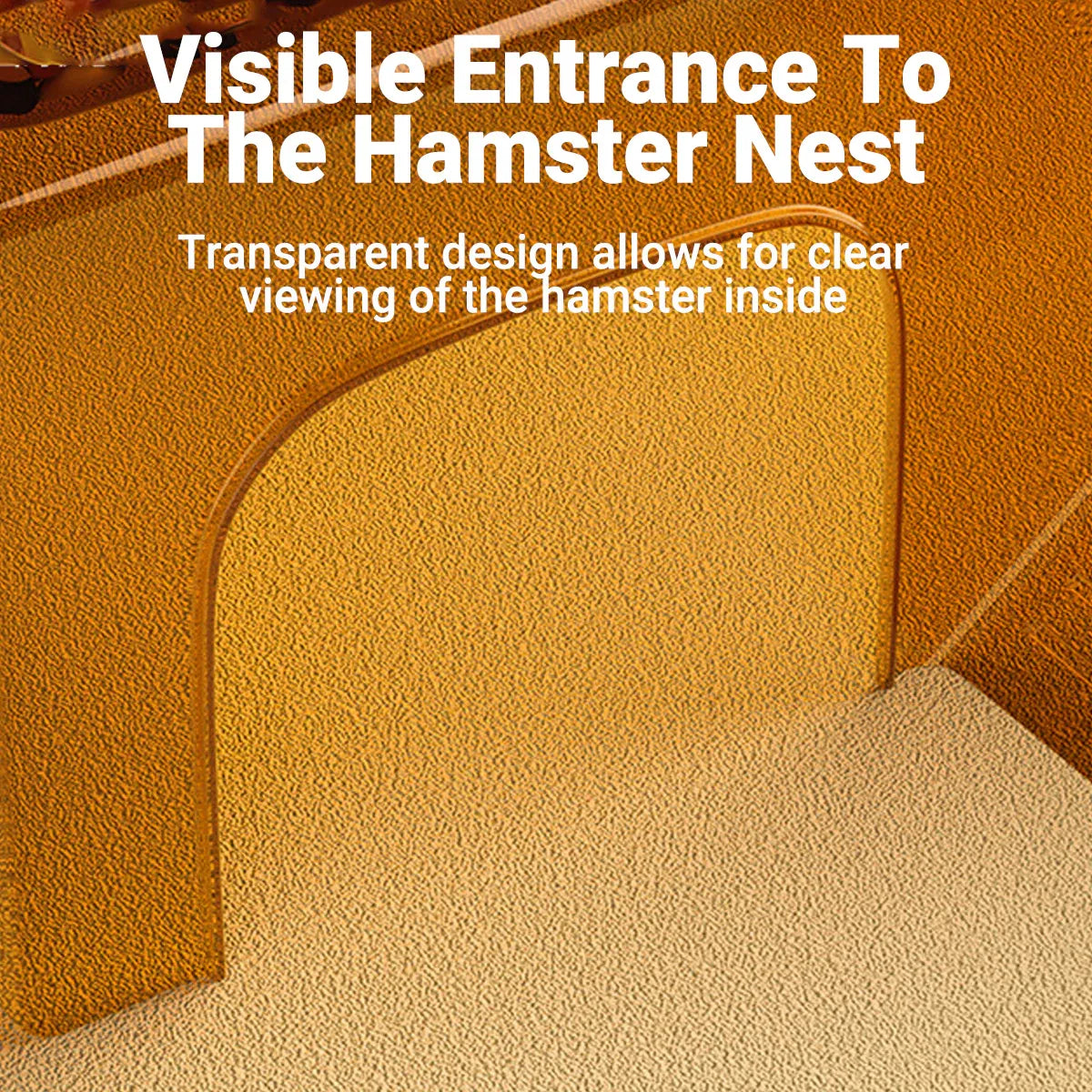 Clear Hamster Platform Transparent Plastic for Small Pet Cage Rest Play Exercise - Green