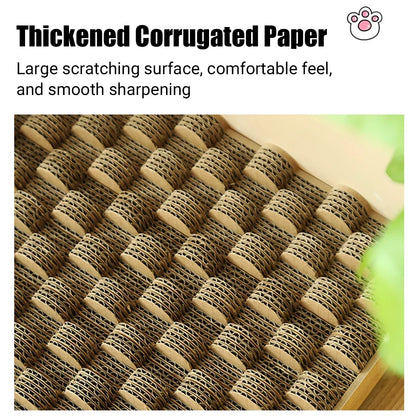 Cat Entertainment Corrugated Scratching Board Cat Toy Anti Scratch Durable - Basic Model