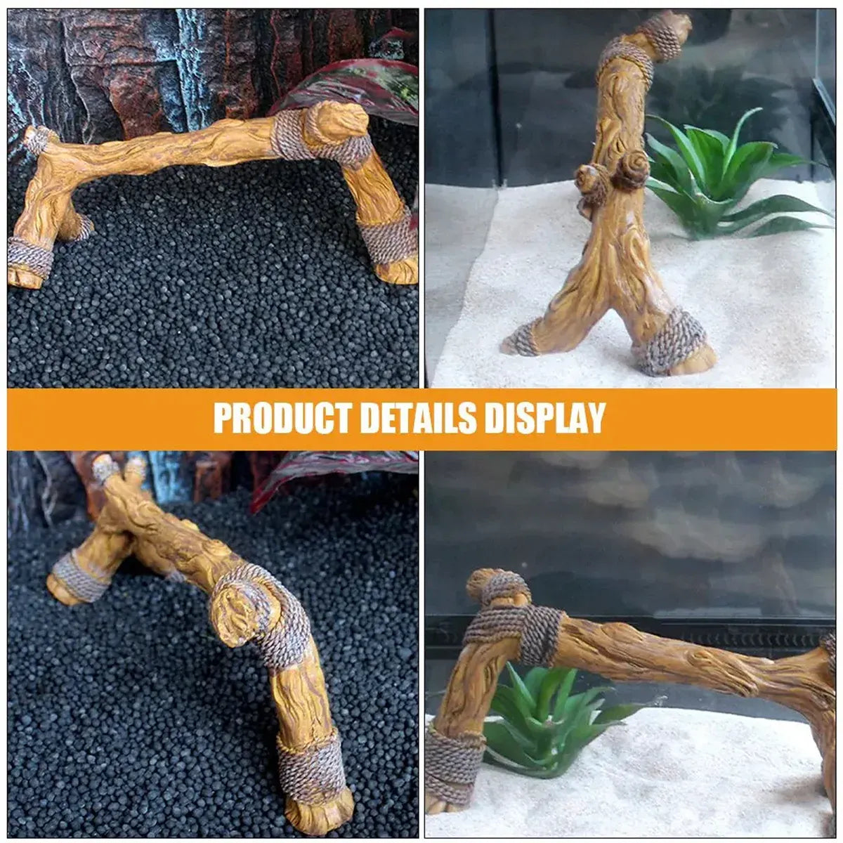Fun Rope Climbing Frame for Pet Tank Landscaping Breeding Tank Decoration