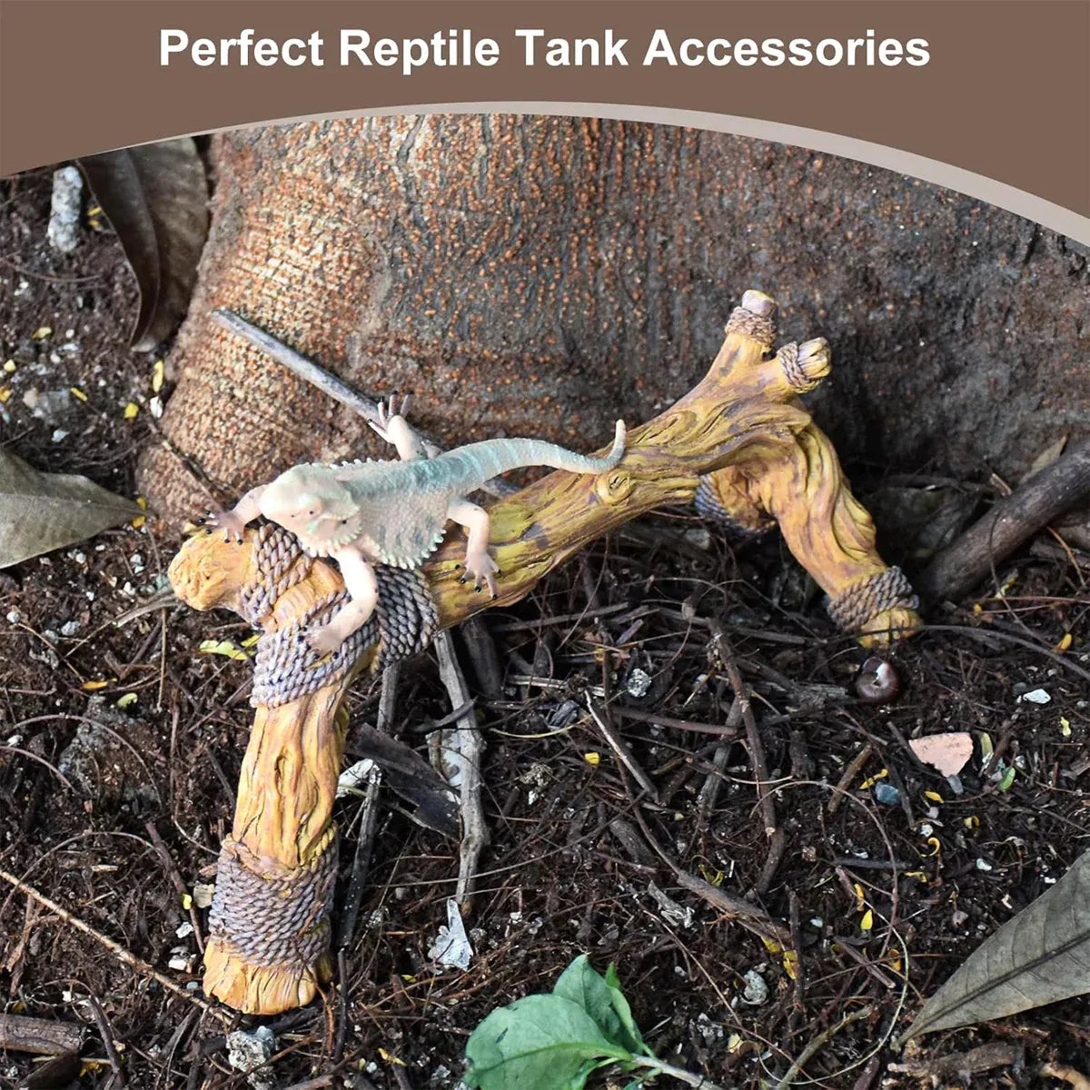 Fun Rope Climbing Frame for Pet Tank Landscaping Breeding Tank Decoration