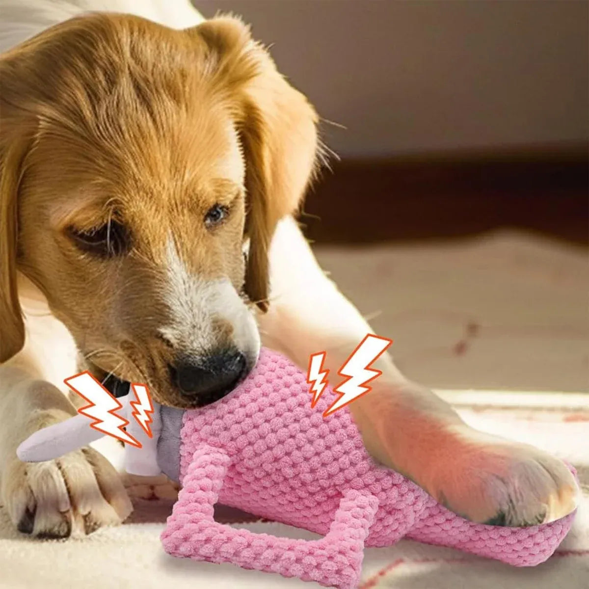 Dog Squeaky Toy Stuffed Water Cup Toy Plush Cup Chew and Supplies Training Pet