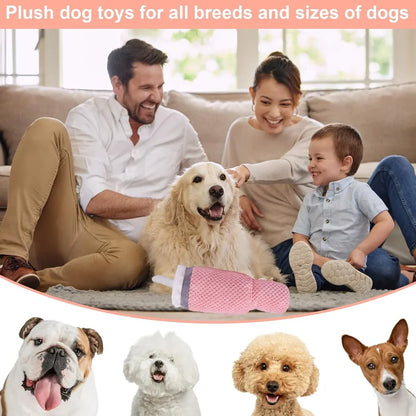 Dog Squeaky Toy Stuffed Water Cup Toy Plush Cup Chew and Supplies Training Pet