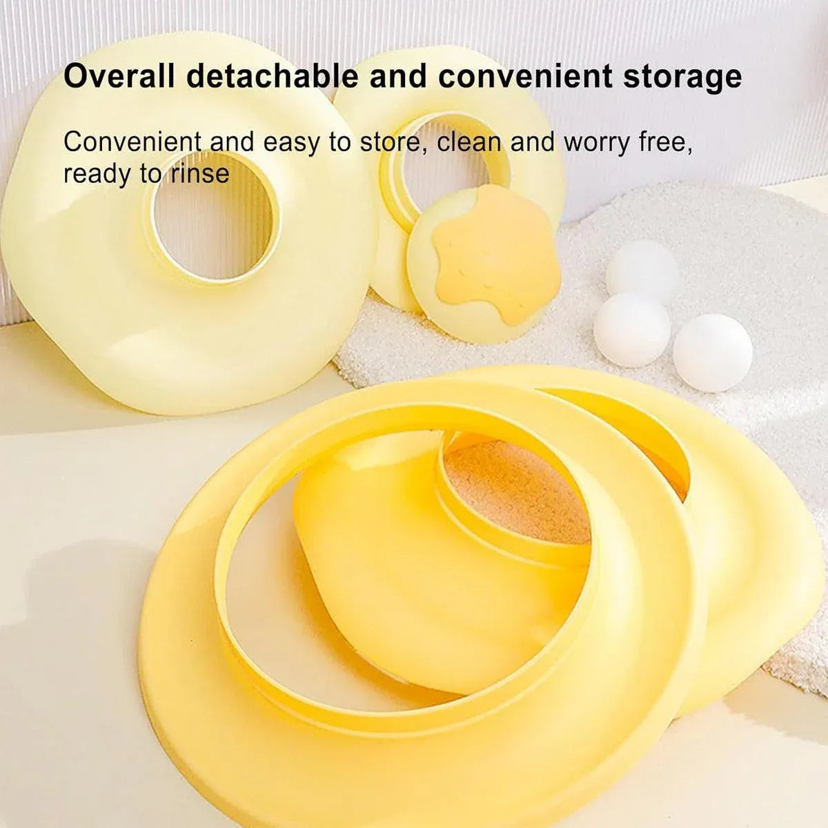 Funny Cat Toy Pet Toys Plastic Tower Interactive Track Ball Playing Game 3 Level - Yellow