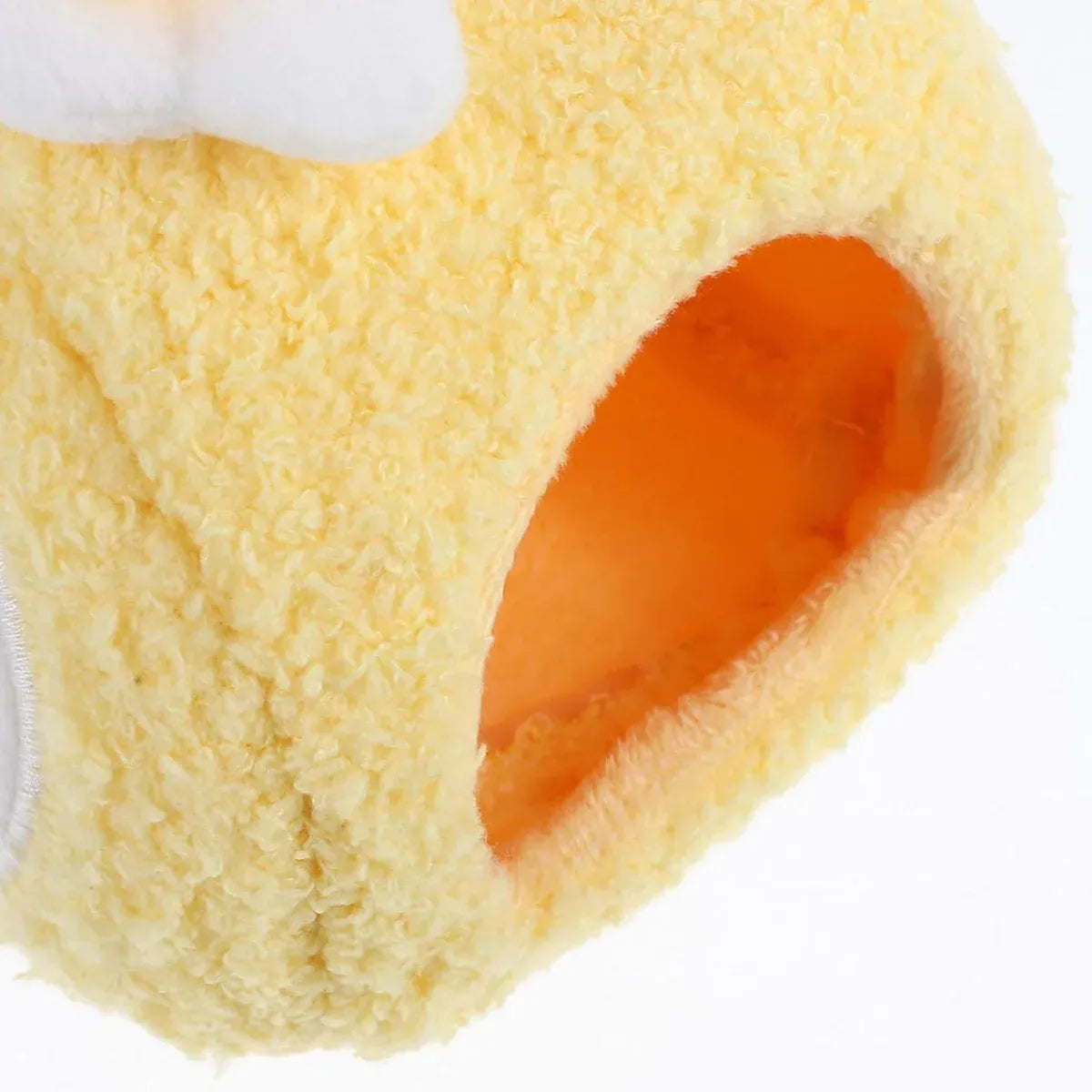 Hamster Cotton Nest Warm Cozy for Small Pets Winter Sleeping Bed Soft Washable - Yellow