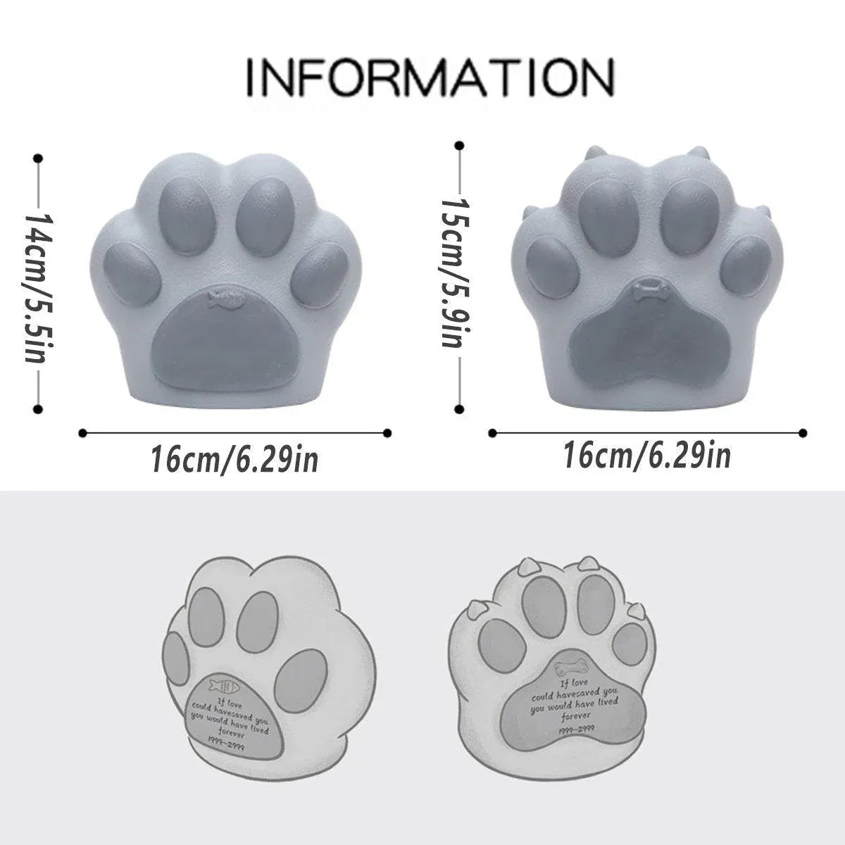 Creative Pet Urn for Cats and Dogs Animals Memorial Coffin Box Pet Supply - Dog