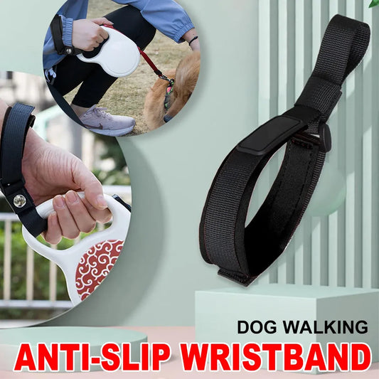 Dog Walking Wristband Anti-Slip Dog Leash Handle Elastic Safety Hands Free