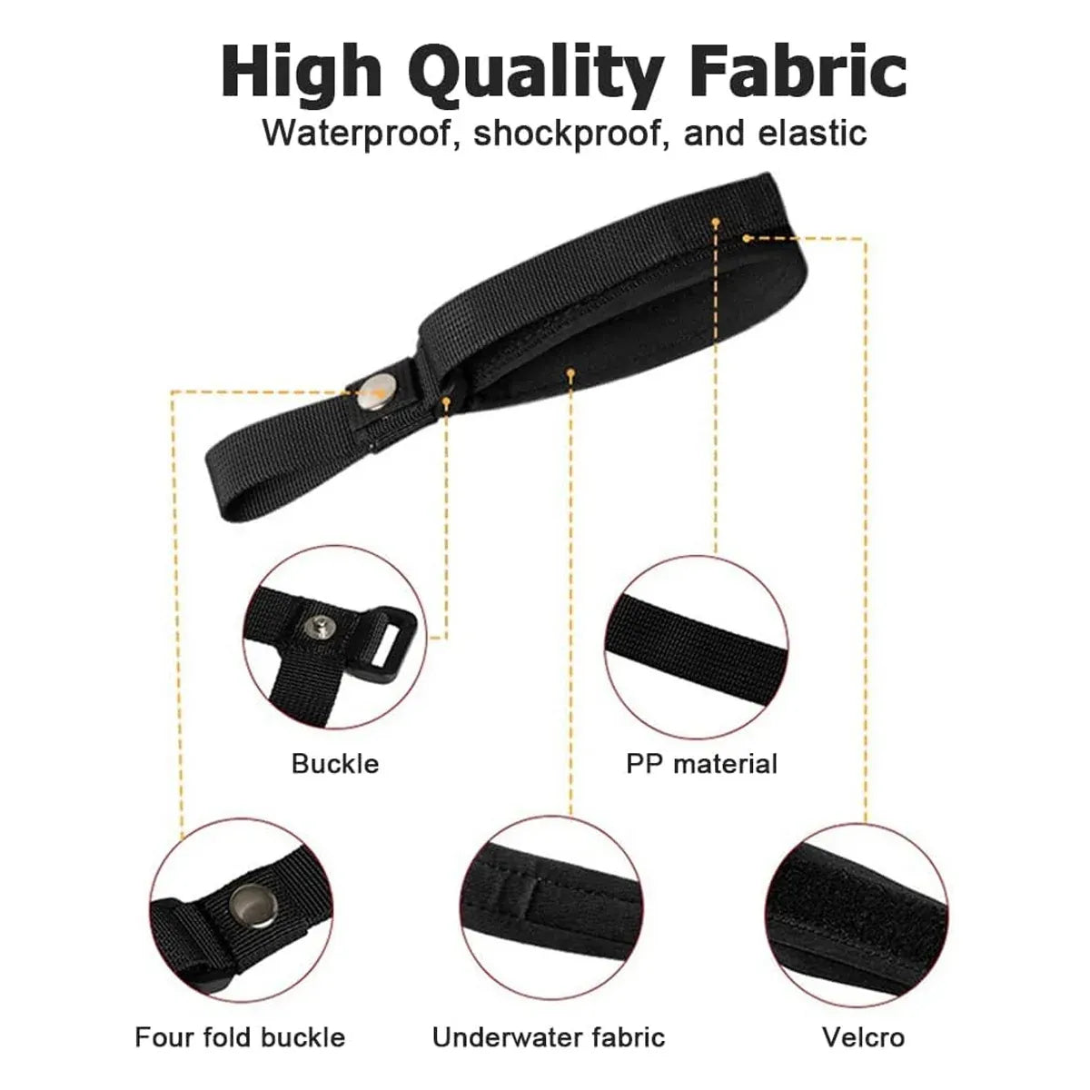 Dog Walking Wristband Anti-Slip Dog Leash Handle Elastic Safety Hands Free